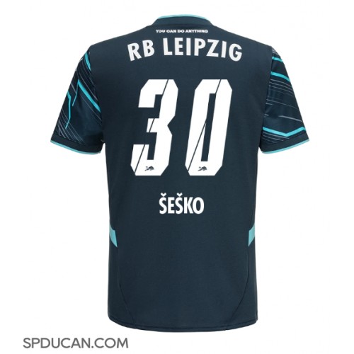 Muški Nogometni Dres RB Leipzig Benjamin Sesko #30 Rezervni 2024-25 Kratak Rukav